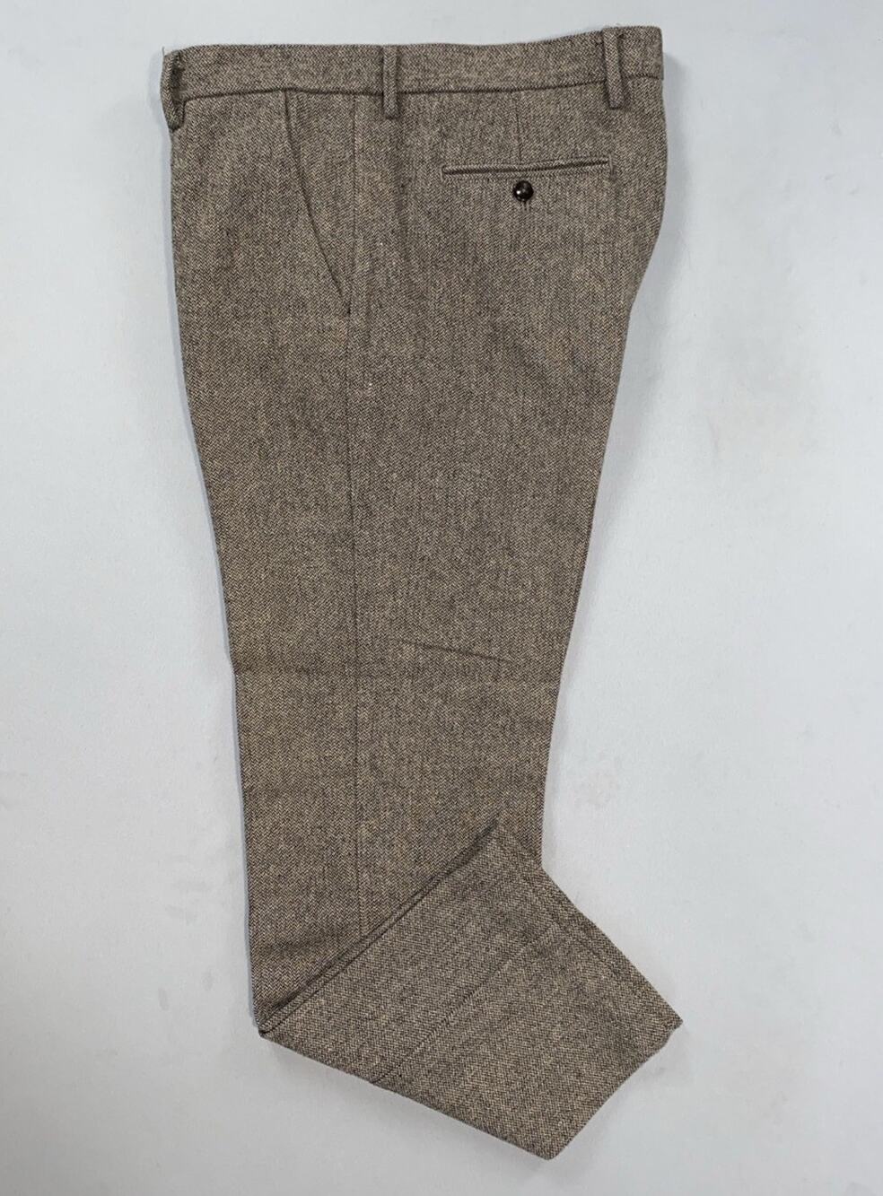 Banana Republic Kentfield Flat Front Thick Wool Blend Flannel Pants. Men's 34X29